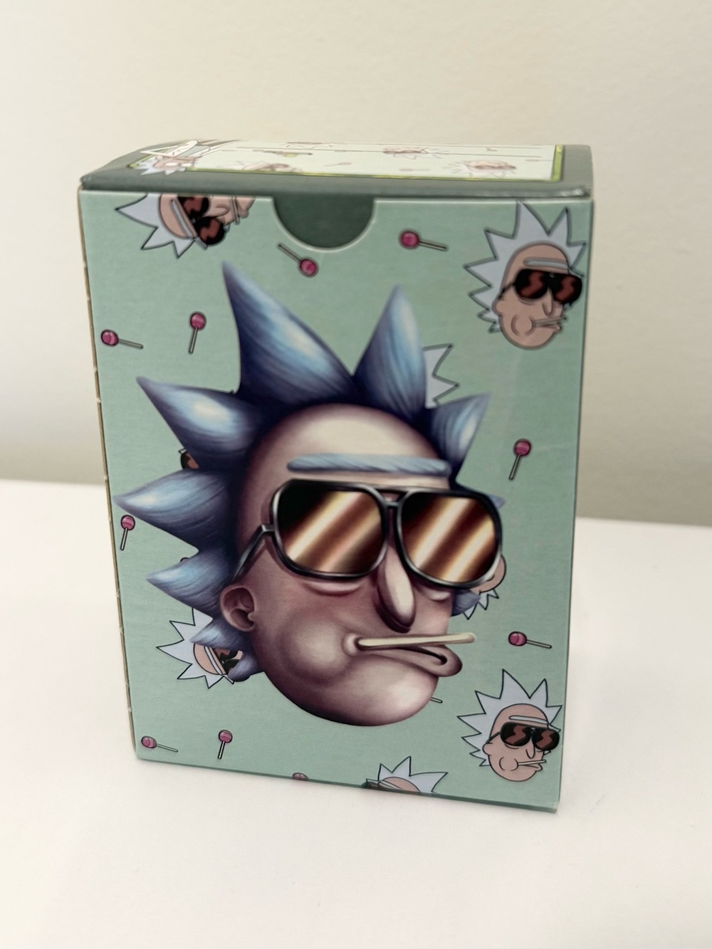 box of 80 official collectible rick and morty card sleeves